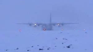 How planes take off in Antarctica