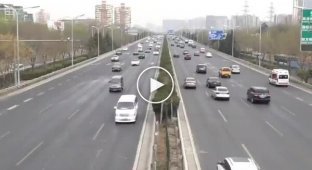 В Пекине уложили 8000 тонн асфальта всего за 6 часов