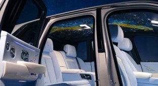 Rolls-Royce показав Cullinan з космічною стелею (10 фото)
