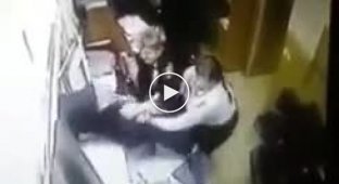 They took off the man's pants when he decided to escape from the police station