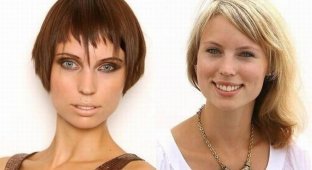 Девушки до и после макияжа (8 девушек, 16 фото)
