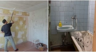 How to transform an old grandfather's apartment, inherited (7 photos)