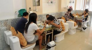 In South Korea, toilets pay for using them (7 photos)