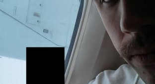 Неординарный случай во время полета на самолете (3 фото)