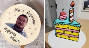 17 cakes that definitely surprised all the guests of the celebration with their design (18 photos)