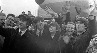 Битлз: неизвестные фотографии первого американского турне 1964 года (16 фото)