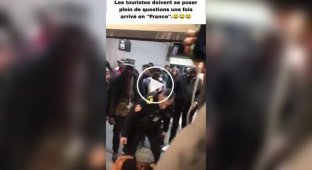 The situation in the Parisian subway
