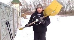 Лопата-снегоуборщик