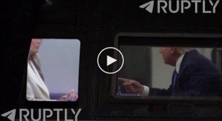Журналисты засняли ссору Дональда и Мелании Трамп