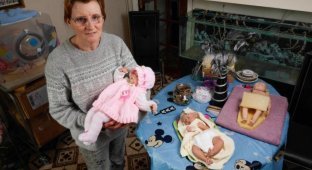Как живые: женщина делает реалистичных кукол, являющихся точной копией умерших детей (15 фото)