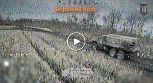 Fighters from the 3rd Separate Assault Brigade destroyed an enemy self-propelled gun Nona, two Ural trucks of the occupiers in the Kharkov region