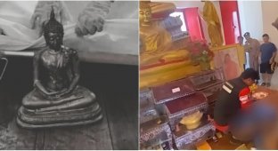 У Таїланді чоловіка, який розгромив храм, убив Будда (4 фото)