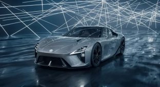 Lexus представил возрождённый суперкар LFA (10 фото)