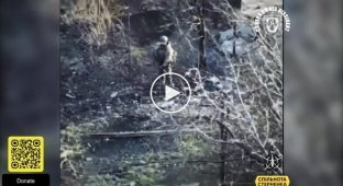 Остатки тела оккупантов валяются вдоль уцелевшего забора разрушенного украинского двора