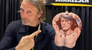 The perfect mouse pad for Mads Mikkelsen fans (2 photos)