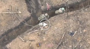 Ukrainian soldiers eliminated a group of invaders using drones in Zaporozhye