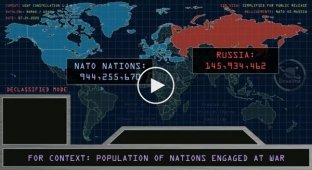 Отвлекись от новостей о возможной ядерной войне и посмотри на симуляцию ядерной войны НАТО против России
