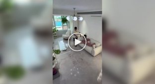A man showed how a Chinese family runs a household. apartment, household, household in a Chinese family