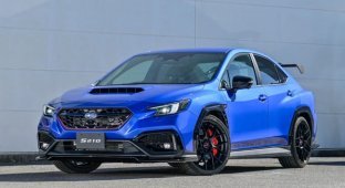 Subaru відродили культовий седан STI (3 фото)