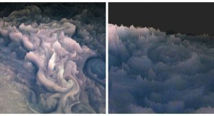 Космический аппарат «Юнона» прислал детальные изображения облаков над Юпитером (4 фото + 2 видео)