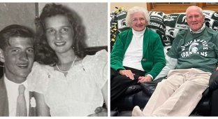 Закохані возз'єдналися через 70 років (6 фото)