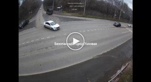 Accident involving three cars