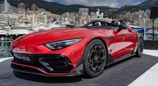 Mercedes presented a new supercar from the Mythos line (14 photos)