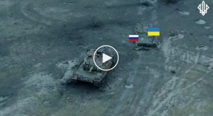 An FPV drone kills an occupier near and under an M113 and an abandoned Leopard tank.