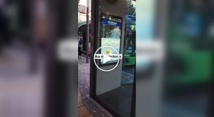Автобусна зупинка підвищеної комфортності в Південній Кореї