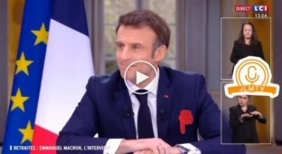 President Macron discreetly removed an expensive watch under his desk during a discussion on pension reform