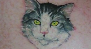 Татуировки кошек (18 фото)