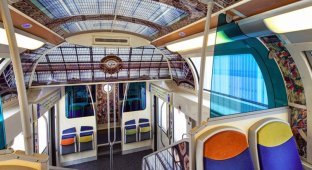 Искусство в пути: французские поезда превратились в движущиеся художественные музеи (7 фото)