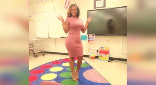 Плохая училка: Американскую преподавательницу критикуют за откровенные наряды (11 фото)