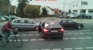 Плохой день у водителя BMW