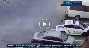 Убийство в Днипре. Обнародовано видео с нагрудной камеры патрульного