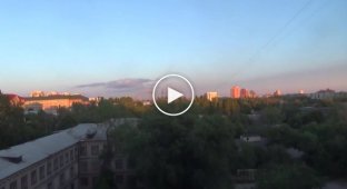 Русские террористы обстреляли центр Донецка
