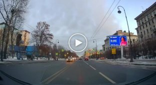 In St. Petersburg, the car flew onto the sidewalk and knocked down two women