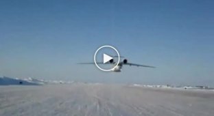 Проход и посадка на лед АН-72
