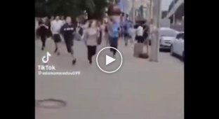 Стрельба в гражданский дрон распугало людей в Ростове