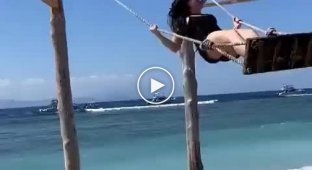 Somersault on a swing