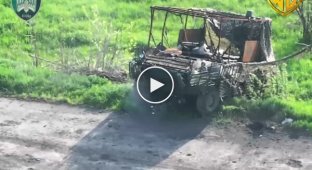 Птахи Мадяра ликвидировали оккупанта, который пытался спрятаться под уничтоженным БТР