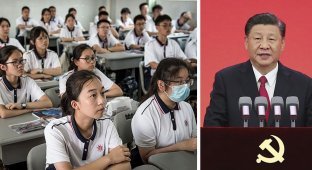 Китайские школьники будут изучать «Мысли Си Цзиньпина» в рамках воспитания любви к Китаю (4 фото)