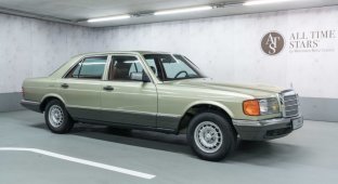 Музей продает 37-летний Mercedes-Benz S-Class с заводской гарантией (21 фото)