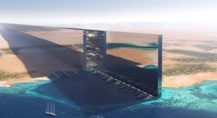 Futuristic video renderings of the future city-wall of The Line in Saudi Arabia (photos + 4 videos)
