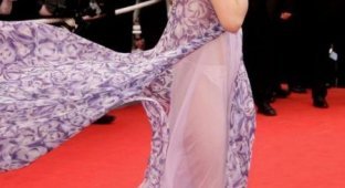 Самопиар актрисы Софи Марсо на Каннском кинофестивале. НЮ (4 фото)
