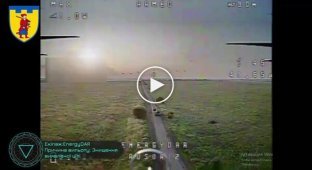 Операторы дронов 110-й бригады теробороны уничтожили российскую РСЗО БМ-21 Град