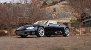 A very rare Spyker C8 sports car will be put up for auction at the end of January (22 photos)