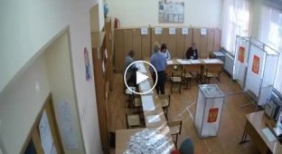 Вброс на российских выборах в Люберцах бюллетеней членами УИК