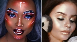 12 безумных применений хайлайтера для самых смелых любителей макияжа (13 фото)