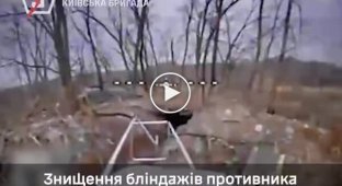 Soldiers of the 5th Separate Assault Brigade destroyed enemy dugouts, transport, and enemy infantry in the Kramatorsk direction